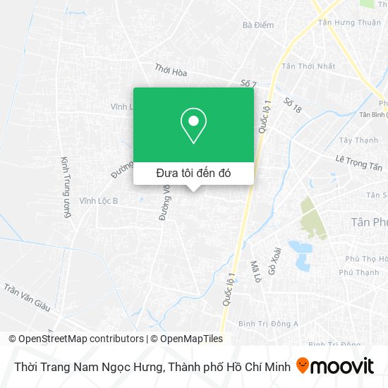 Bản đồ Thời Trang Nam Ngọc Hưng