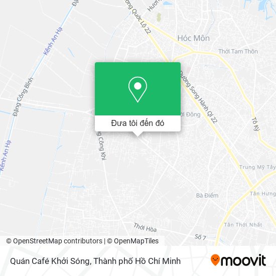 Bản đồ Quán Café Khởi Sóng