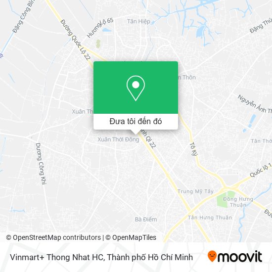 Bản đồ Vinmart+ Thong Nhat HC