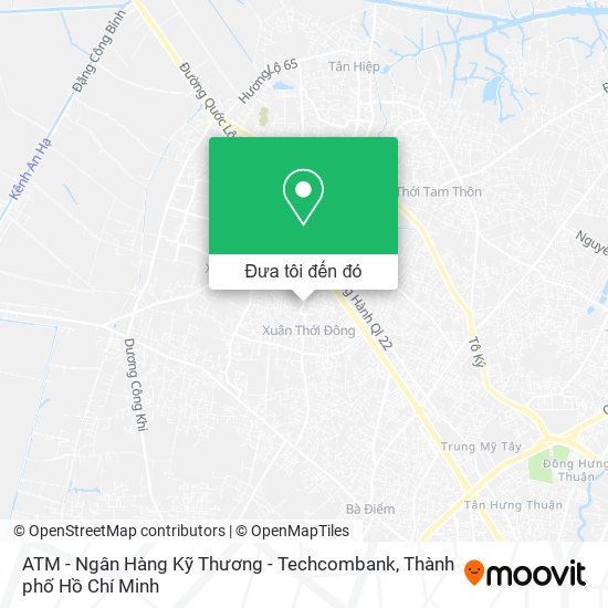 Bản đồ ATM - Ngân Hàng Kỹ Thương - Techcombank