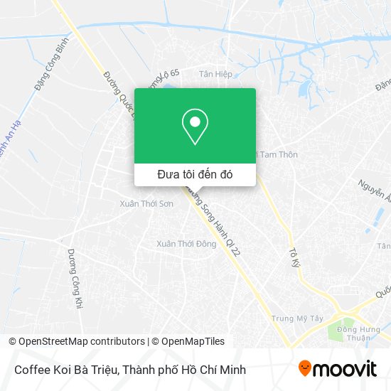 Bản đồ Coffee Koi Bà Triệu