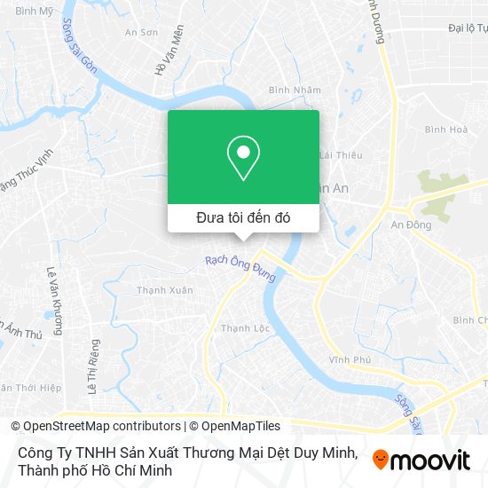 Bản đồ Công Ty TNHH Sản Xuất Thương Mại Dệt Duy Minh