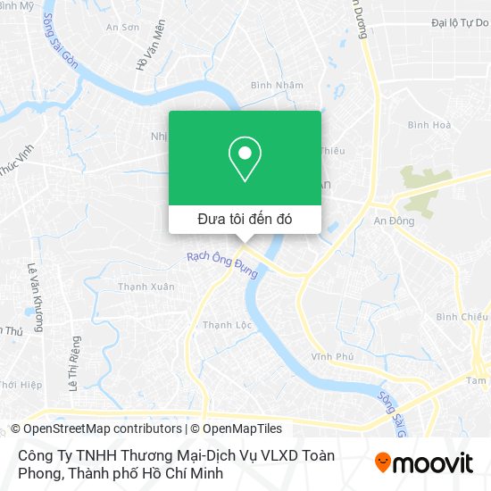 Bản đồ Công Ty TNHH Thương Mại-Dịch Vụ VLXD Toàn Phong