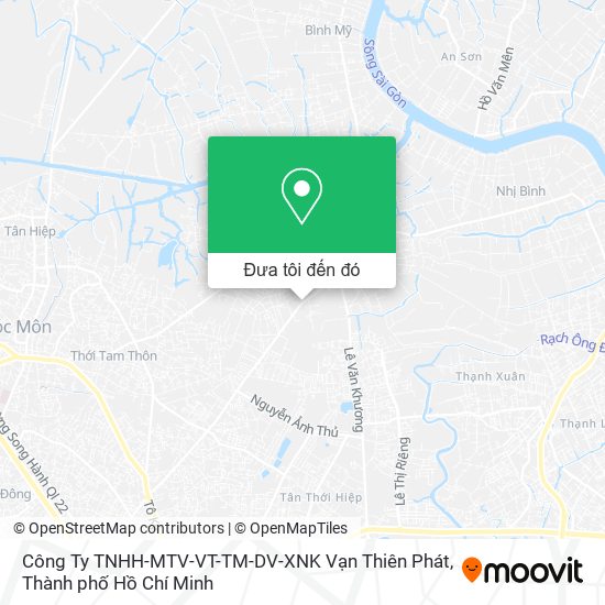 Bản đồ Công Ty TNHH-MTV-VT-TM-DV-XNK Vạn Thiên Phát