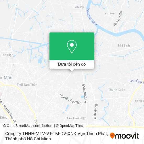 Bản đồ Công Ty TNHH-MTV-VT-TM-DV-XNK Vạn Thiên Phát