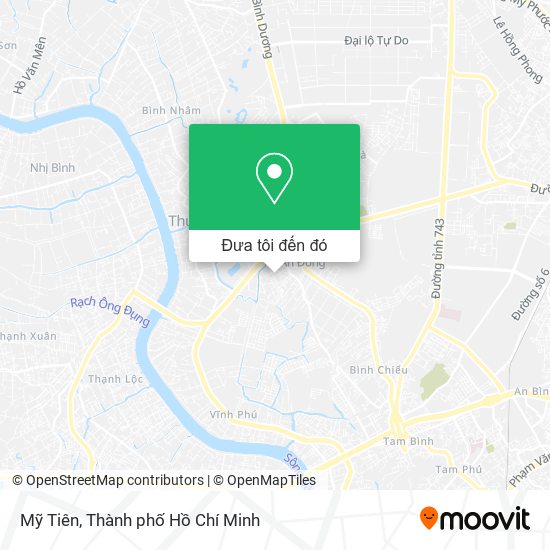 Bản đồ Mỹ Tiên