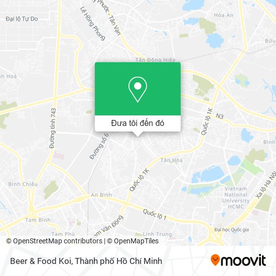 Bản đồ Beer & Food Koi