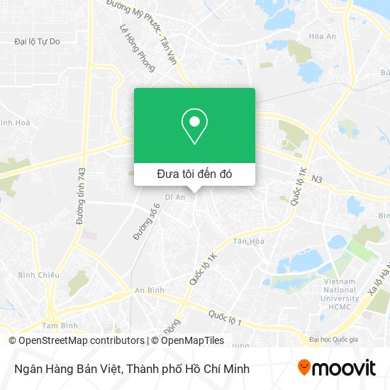 Bản đồ Ngân Hàng Bản Việt