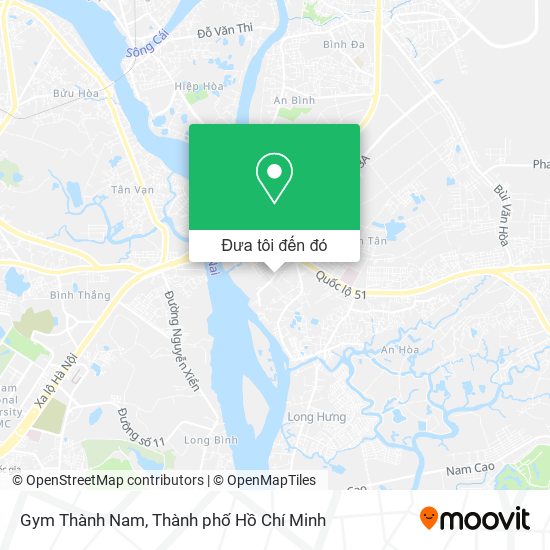 Bản đồ Gym Thành Nam