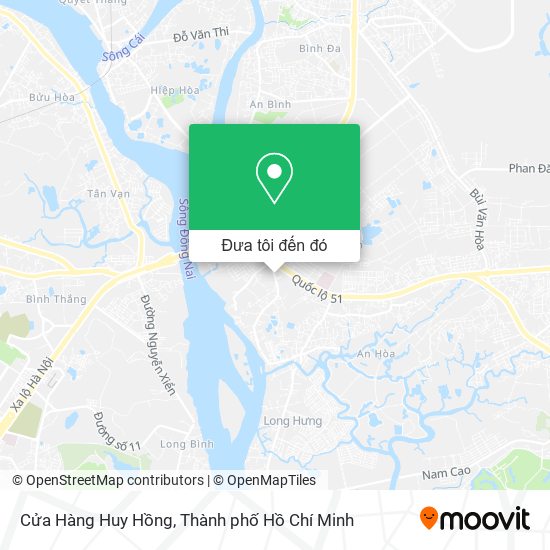 Bản đồ Cửa Hàng Huy Hồng