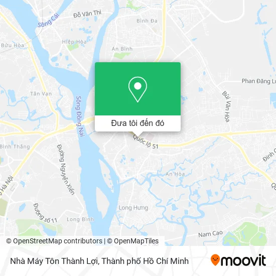 Bản đồ Nhà Máy Tôn Thành Lợi