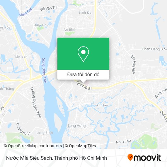 Bản đồ Nước Mía Siêu Sạch