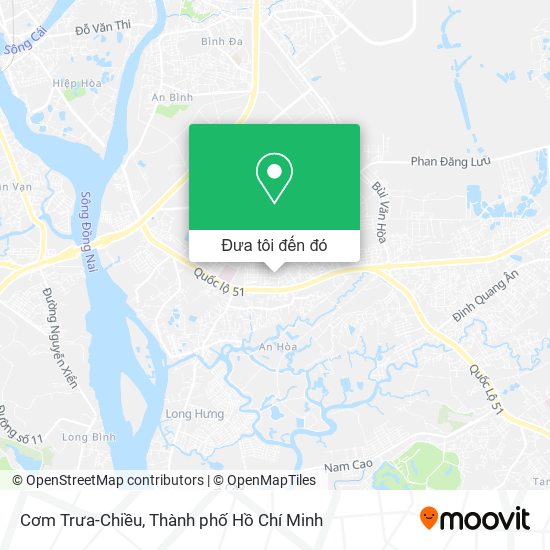 Bản đồ Cơm Trưa-Chiều