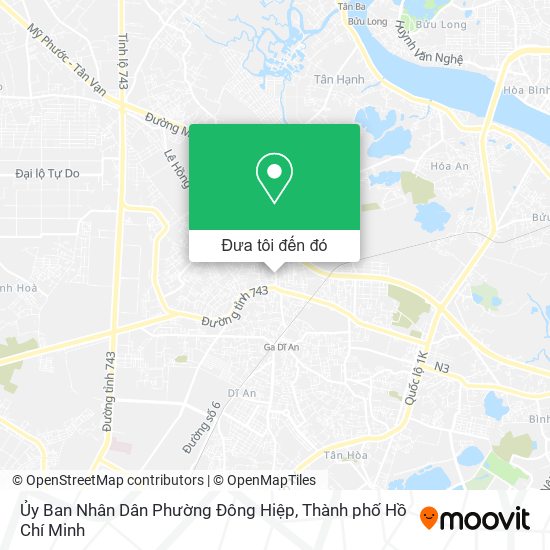 Bản đồ Ủy Ban Nhân Dân Phường Đông Hiệp