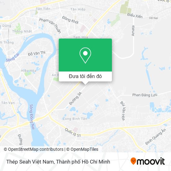 Bản đồ Thép Seah Việt Nam