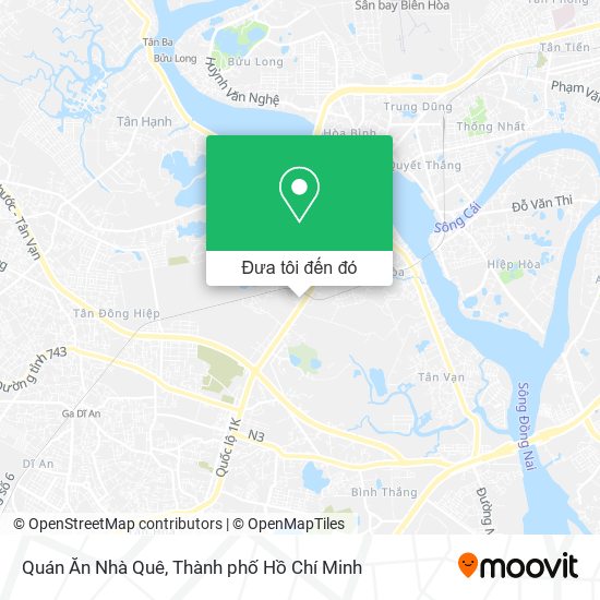 Bản đồ Quán Ăn Nhà Quê