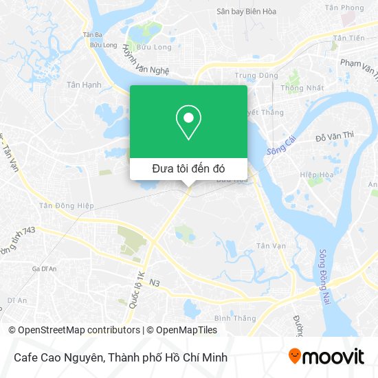 Bản đồ Cafe Cao Nguyên