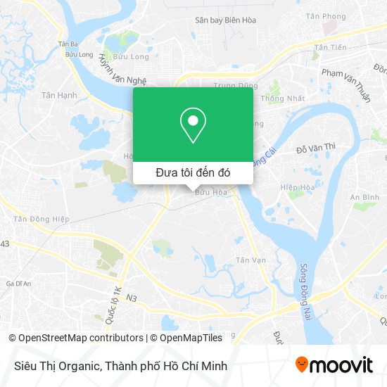 Bản đồ Siêu Thị Organic
