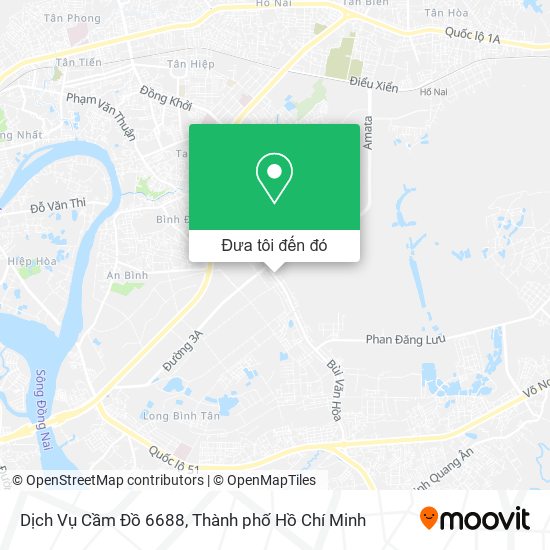 Bản đồ Dịch Vụ Cầm Đồ 6688