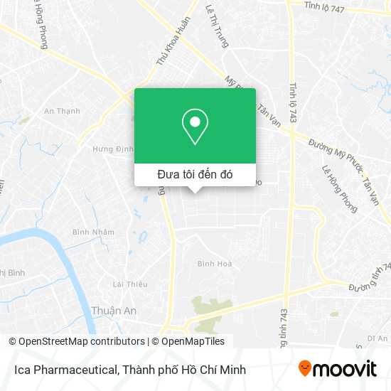 Bản đồ Ica Pharmaceutical