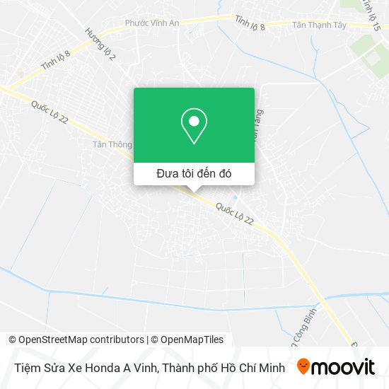 Bản đồ Tiệm Sửa Xe Honda A Vinh