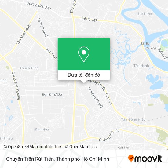 Bản đồ Chuyển Tiền Rút Tiền