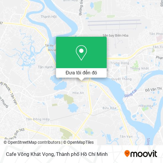 Bản đồ Cafe Võng Khát Vọng