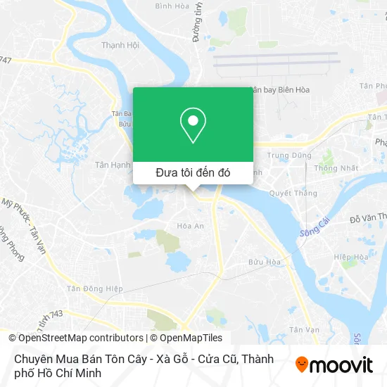 Bản đồ Chuyên Mua Bán Tôn Cây - Xà Gỗ - Cửa Cũ
