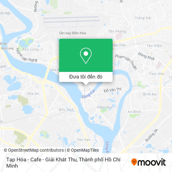 Bản đồ Tạp Hóa - Cafe - Giải Khát Thu