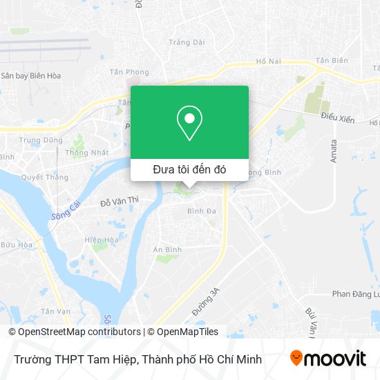 Bản đồ Trường THPT Tam Hiệp