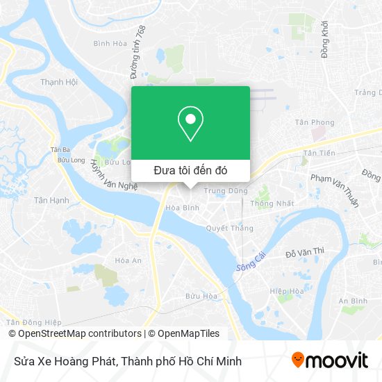 Bản đồ Sửa Xe Hoàng Phát