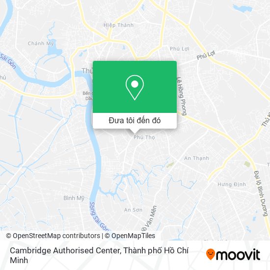 Bản đồ Cambridge Authorised Center