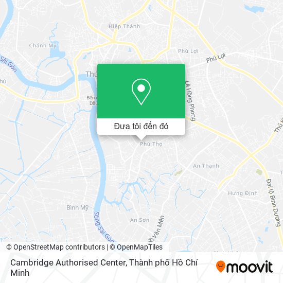 Bản đồ Cambridge Authorised Center