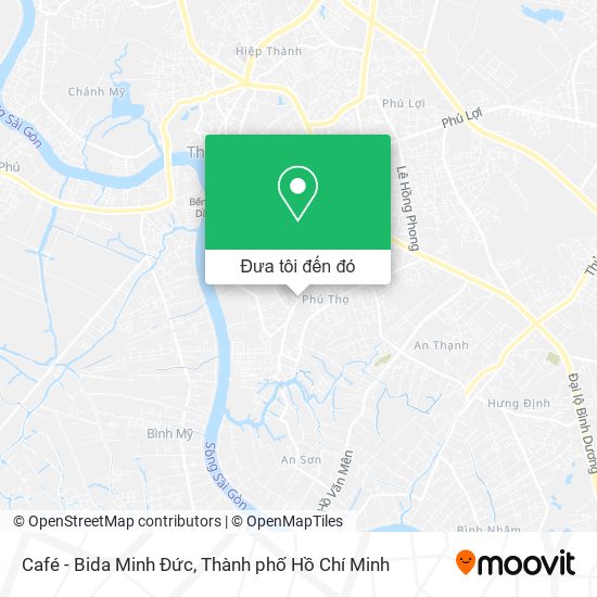 Bản đồ Café - Bida Minh Đức