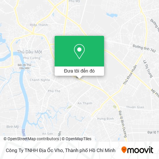 Bản đồ Công Ty TNHH Địa Ốc Vho