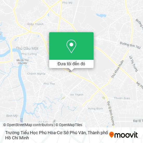 Bản đồ Trường Tiểu Học Phú Hòa-Cơ Sở Phú Văn