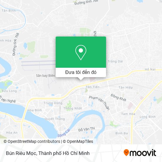 Bản đồ Bún Riêu Mọc
