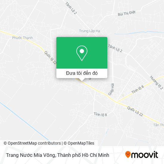 Bản đồ Trang Nước Mía Võng