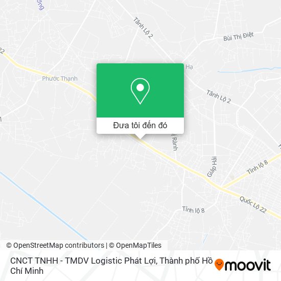Bản đồ CNCT TNHH - TMDV Logistic Phát Lợi