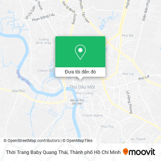 Bản đồ Thời Trang Baby Quang Thái