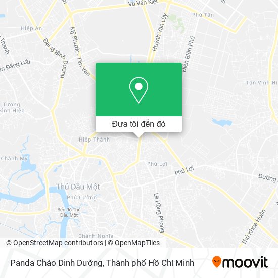 Bản đồ Panda Cháo Dinh Dưỡng