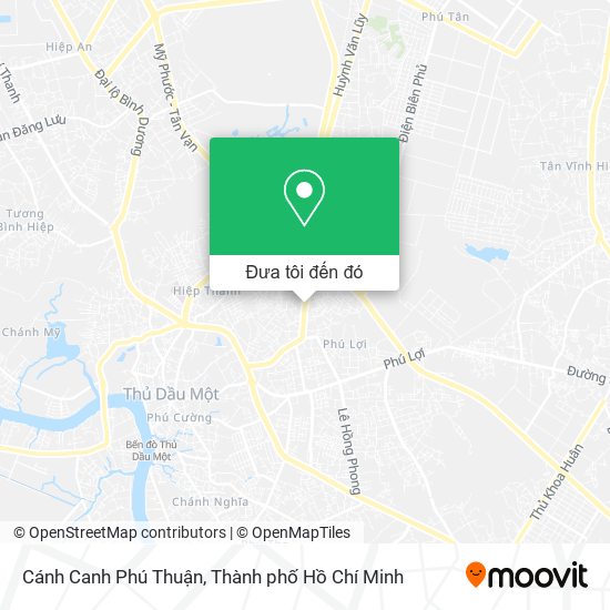Bản đồ Cánh Canh Phú Thuận