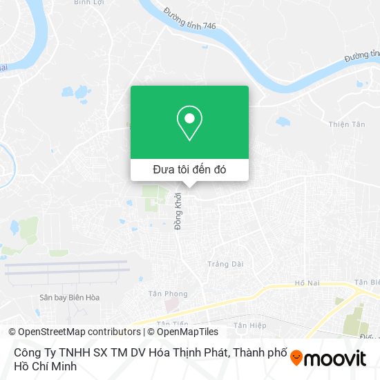 Bản đồ Công Ty TNHH SX TM DV Hóa Thịnh Phát