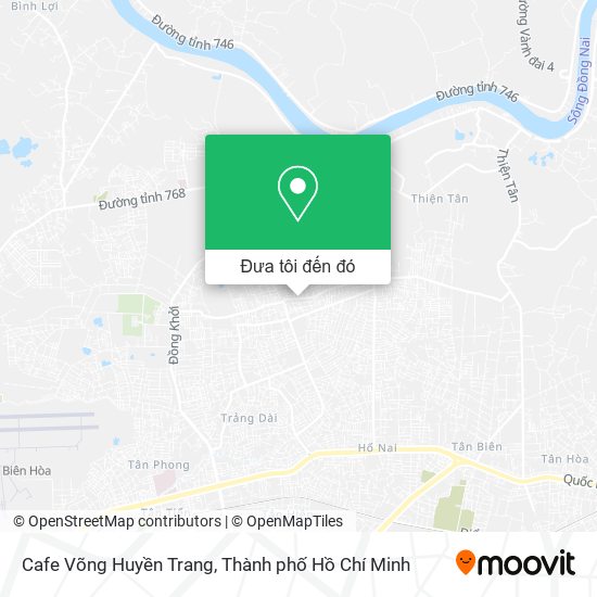 Bản đồ Cafe Võng Huyền Trang