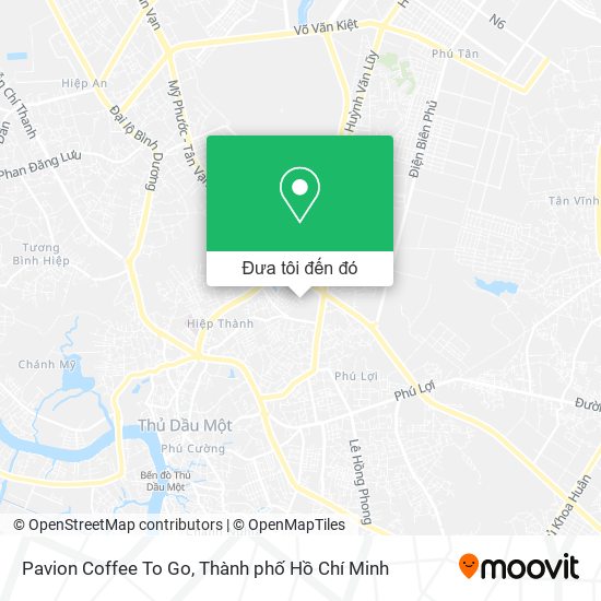 Bản đồ Pavion Coffee To Go