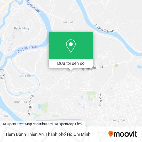 Bản đồ Tiệm Bánh Thiên An