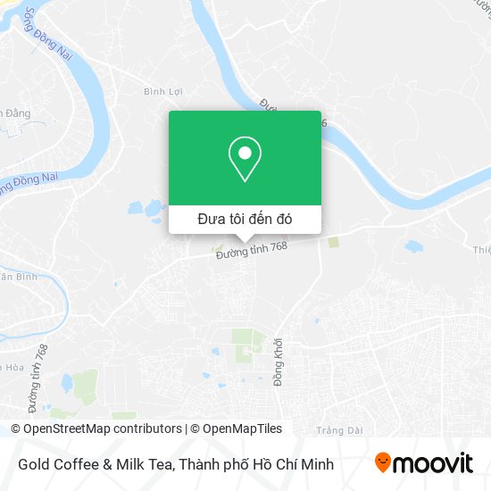 Bản đồ Gold Coffee & Milk Tea