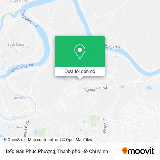 Bản đồ Bếp Gas Phúc Phượng