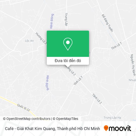 Bản đồ Café - Giải Khát Kim Quang