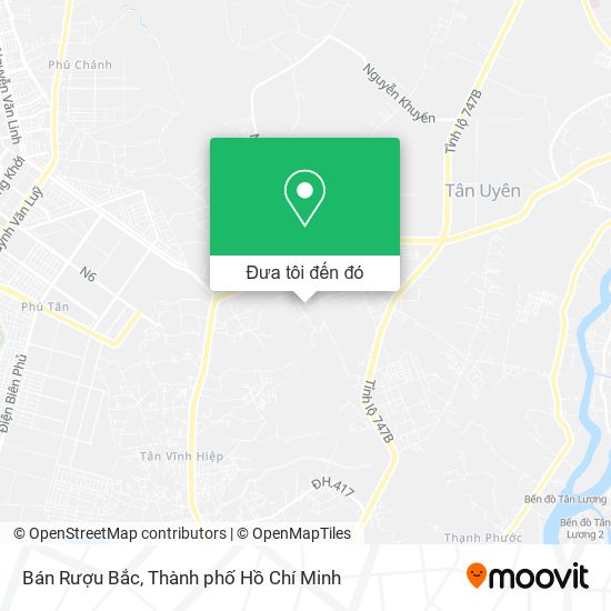 Bản đồ Bán Rượu Bắc